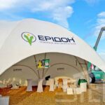 Купольный шатер «Орбит» 10х10 установили для презентации компании Eridon