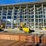 Для обігріву павільйону на Кураж Базарі використали теплові гармати на 85 кВт