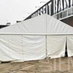 Дополнительно обустроили шатер тепловыми пушками 85 кВт для обогрева