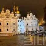 Аренда шатров для ивента в Киево-Печерской лавре