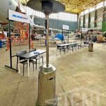 Газовые обогреватели распространяли тепло вокруг себя в ангаре КАИ